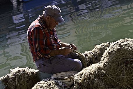 Seam craft of fishing nets