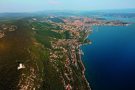 Aereal view of Trieste