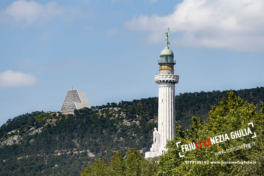 Faro della Vittoria e Monte Grisa