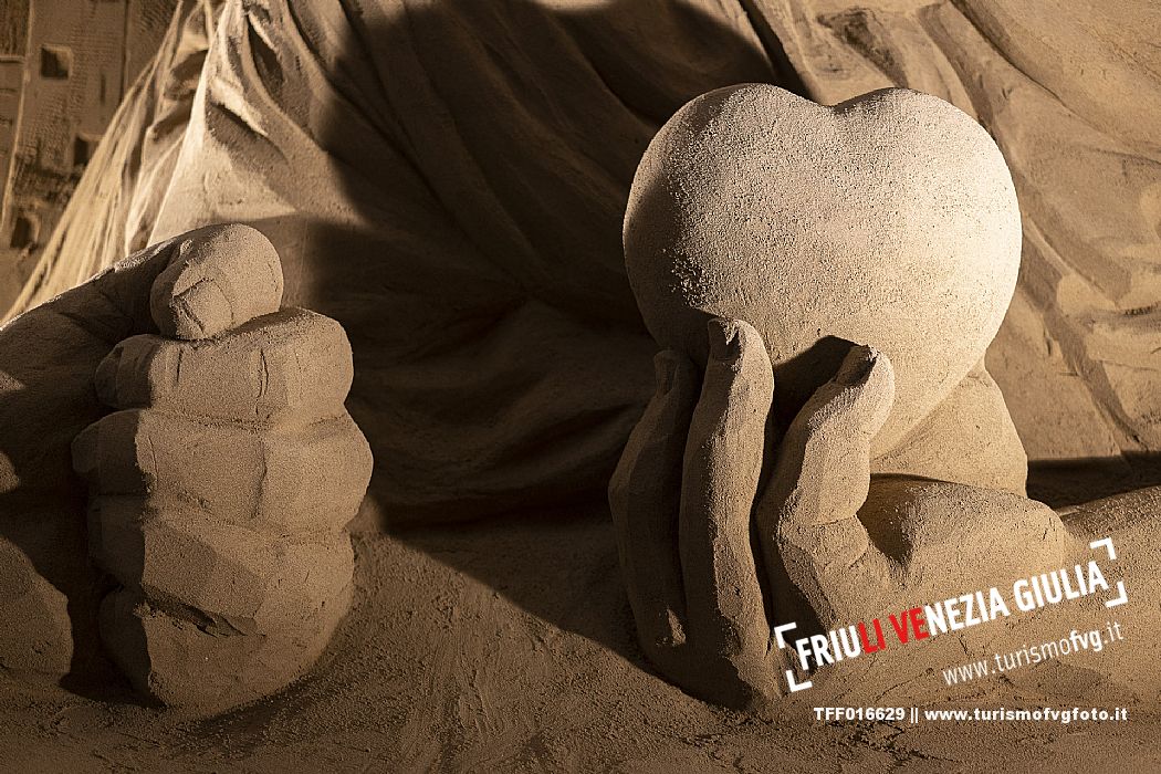 Sand Nativity Scene - Lignano