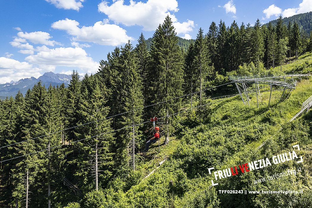 Zip Line in Tarvis