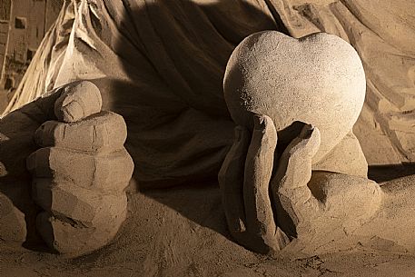 Sand Nativity Scene - Lignano