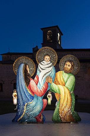 Crib made of Mosaic - Spilimbergo 