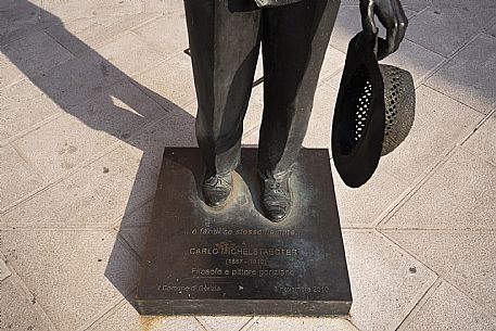 Gorizia- Carlo Michelstaedter statue