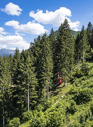 Zip Line in Tarvis