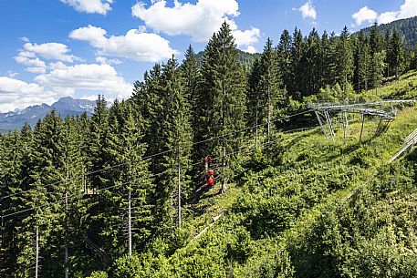 Zip Line in Tarvis