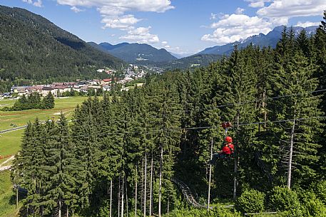 Zip Line in Tarvis