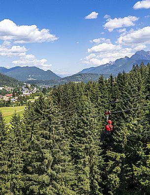 Zip Line in Tarvis