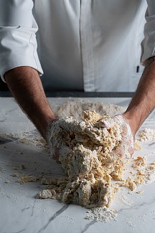 Kneading by hand