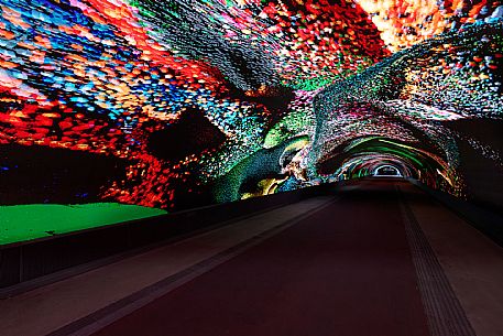 Digital Art Gallery - Data Tunnel  by Refik Anadol - Gorizia