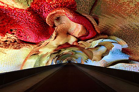 Digital Art Gallery - Data Tunnel  by Refik Anadol - Gorizia