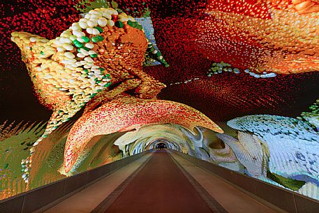 Digital Art Gallery - Data Tunnel  by Refik Anadol - Gorizia