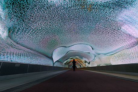 Digital Art Gallery - Data Tunnel  by Refik Anadol - Gorizia