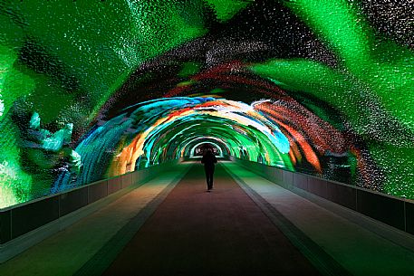 Digital Art Gallery - Data Tunnel  by Refik Anadol - Gorizia