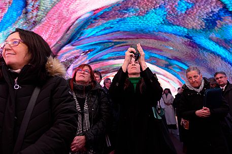 Digital Art Gallery - Data Tunnel  by Refik Anadol - Gorizia