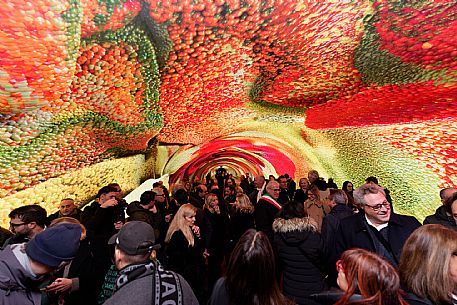 Digital Art Gallery - Data Tunnel  by Refik Anadol - Gorizia