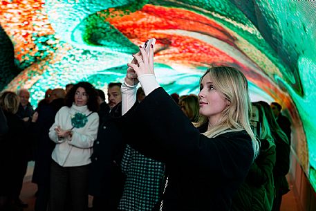 Digital Art Gallery - Data Tunnel  by Refik Anadol - Gorizia