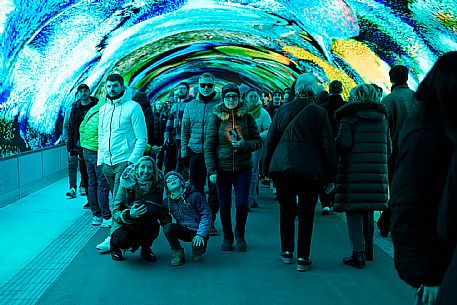 Digital Art Gallery - Data Tunnel  by Refik Anadol - Gorizia