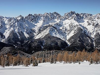 Le Dolomiti Friulane dalle piste del Varmost