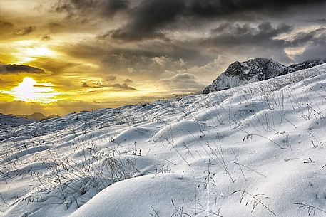 Sunrise on Monte Bivera 