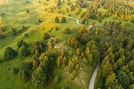 View from above of the Candaglia plateau, Piancavallo