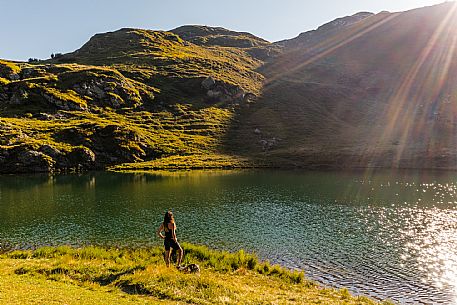 Avostanis Lake, along the path from Malga Pramosio
