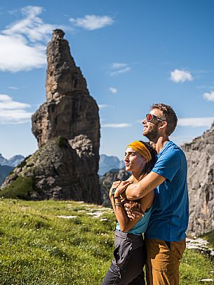 Trekking from the Pordenone Refuge to the Campanile of Val Montanaia, Giuliano Perugini Bivouac. Friulian Dolomites Natural Park, UNESCO. Trekking from the Pordenone Refuge to the Campanile of Val Montanaia, Giuliano Perugini Bivouac. Friulian Dolomites Natural Park, UNESCO.