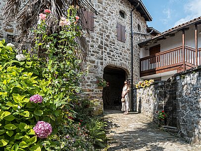 Walking in the Friulian Dolomites, in the villages of Frisanco and Poffabro, considered among the most beautiful villages in Italy Walking in the Friulian Dolomites, in the villages of Frisanco and Poffabro, considered among the most beautiful villages in Italy