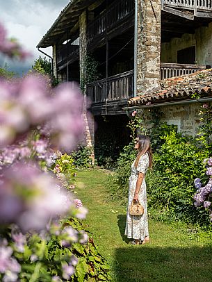 Walking in the Friulian Dolomites, in the villages of Frisanco and Poffabro, considered among the most beautiful villages in Italy Walking in the Friulian Dolomites, in the villages of Frisanco and Poffabro, considered among the most beautiful villages in Italy