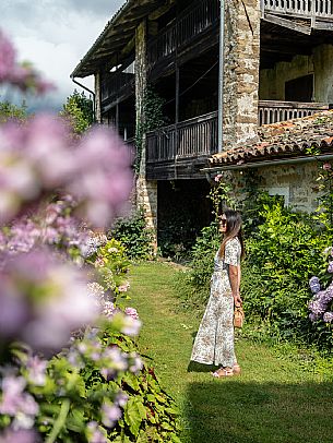 Walking in the Friulian Dolomites, in the villages of Frisanco and Poffabro, considered among the most beautiful villages in Italy Walking in the Friulian Dolomites, in the villages of Frisanco and Poffabro, considered among the most beautiful villages in Italy