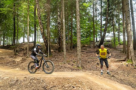 The Angel Bike Park offers a real alternative for those seeking adrenaline and fun, with two routes, Cervo for beginners and Lince, longer, for the more experienced. Tarvisio, Piana dell'Angelo.