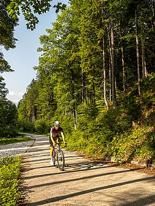 Giro d'Italia bike ride Vabruna - Monte Lussari, Saisera Valley, Tarvisio