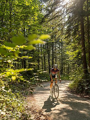 Giro d'Italia bike ride Vabruna - Monte Lussari, Saisera Valley, Tarvisio