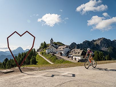 Giro d'Italia bike ride Vabruna - Monte Lussari, Saisera Valley, Tarvisio Giro d'Italia bike ride Vabruna - Monte Lussari, Saisera Valley, Tarvisio