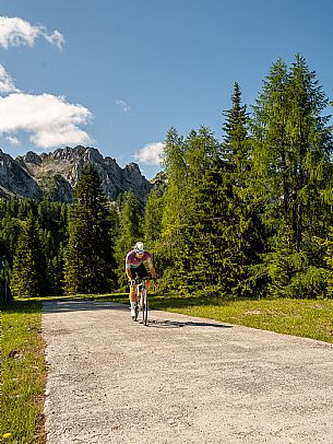 Giro d'Italia bike ride Vabruna - Monte Lussari, Saisera Valley, Tarvisio Giro d'Italia bike ride Vabruna - Monte Lussari, Saisera Valley, Tarvisio