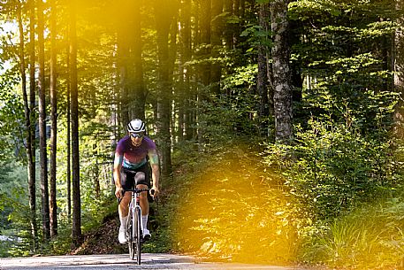 Giro d'Italia bike ride Vabruna - Monte Lussari, Saisera Valley, Tarvisio Giro d'Italia bike ride Vabruna - Monte Lussari, Saisera Valley, Tarvisio