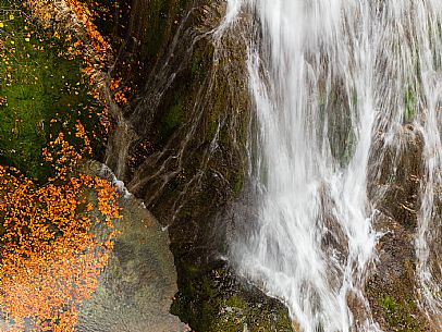 Slizza stream gorge in autumn, Tarvisio, Julian Alps Slizza stream gorge in autumn, Tarvisio, Julian Alps