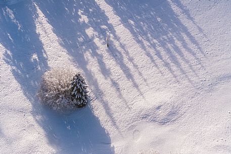 Trekking and landscapes in Fusine lakes area 