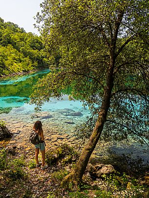Circular hike from Somp Cornino on Monte Prat to Monte Cuar with views of the Tagliamento river