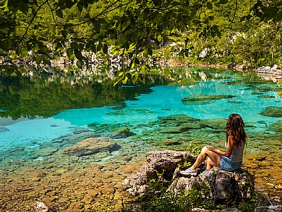Circular hike from Somp Cornino on Monte Prat to Monte Cuar with views of the Tagliamento river