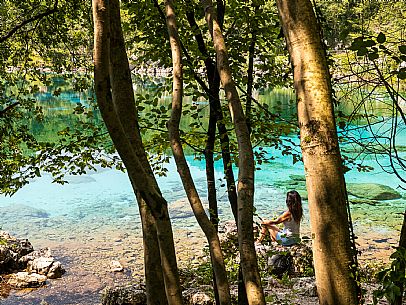 Circular hike from Somp Cornino on Monte Prat to Monte Cuar with views of the Tagliamento river