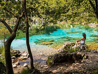 Circular hike from Somp Cornino on Monte Prat to Monte Cuar with views of the Tagliamento river