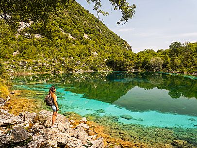Circular hike from Somp Cornino on Monte Prat to Monte Cuar with views of the Tagliamento river