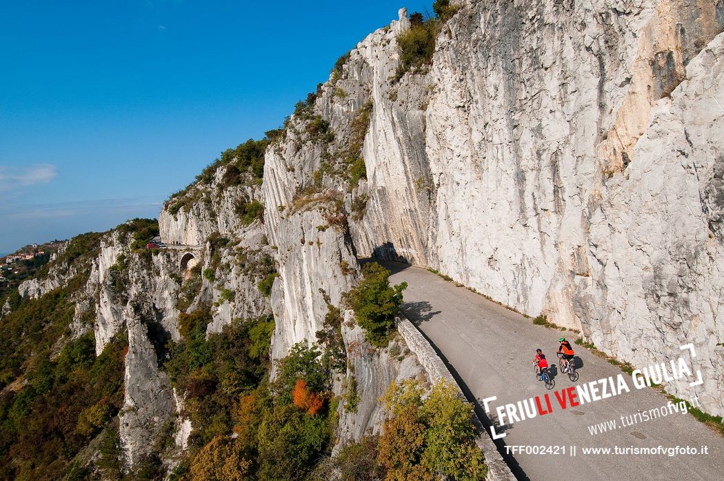 Cycling on Strada Napoleonica