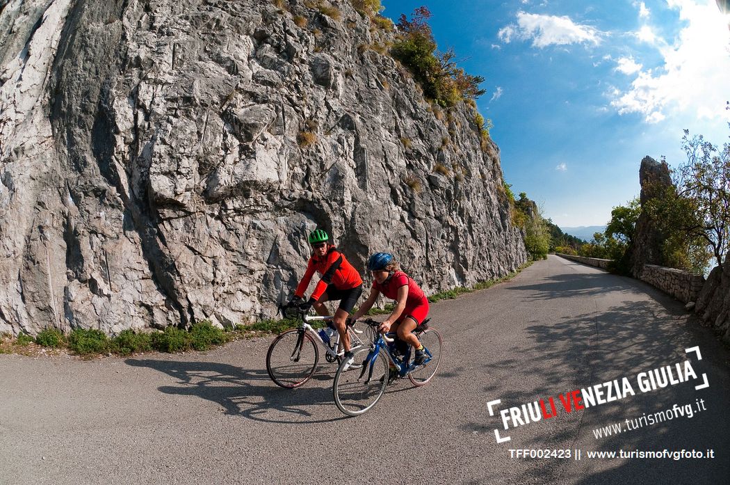 Cycling on Strada Napoleonica