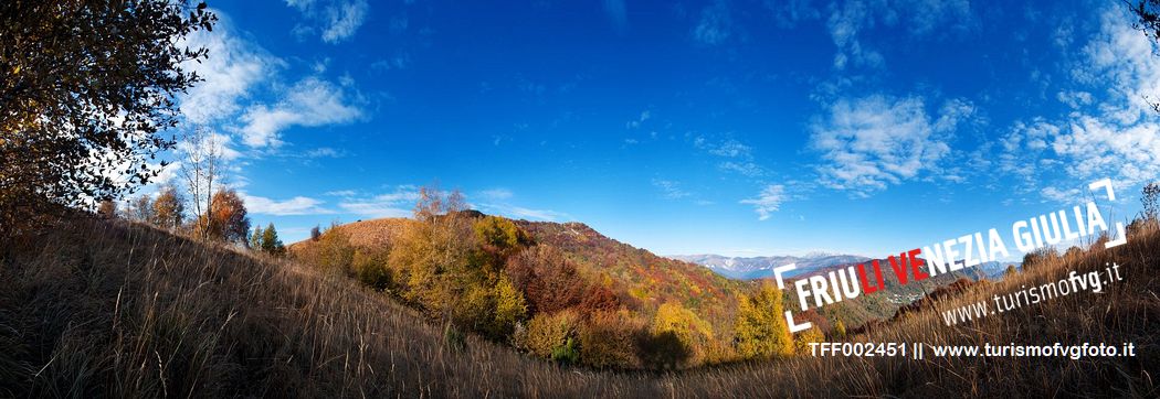 Cresta di Klabuk nei pressi di Masarolis, Valli del Natisone