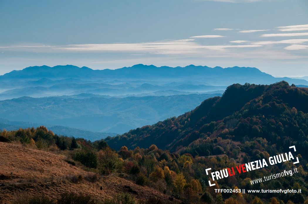 Cresta di Klabuk nei pressi di Masarolis, Valli del Natisone