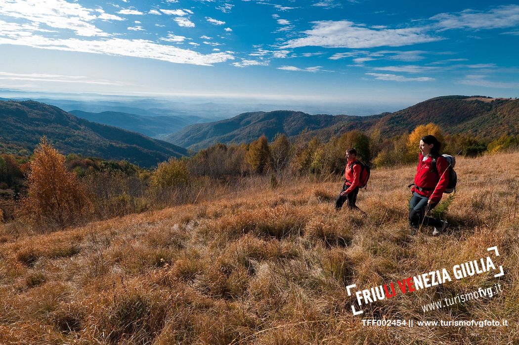 Cresta di Klabuk nei pressi di Masarolis, Valli del Natisone