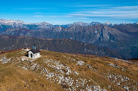 Cristo Redentore Church on Monte Matajur