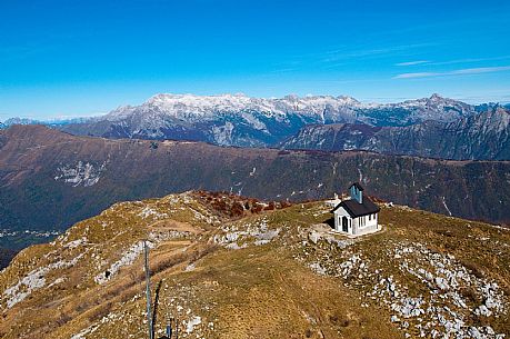 Cristo Redentore Church on Monte Matajur